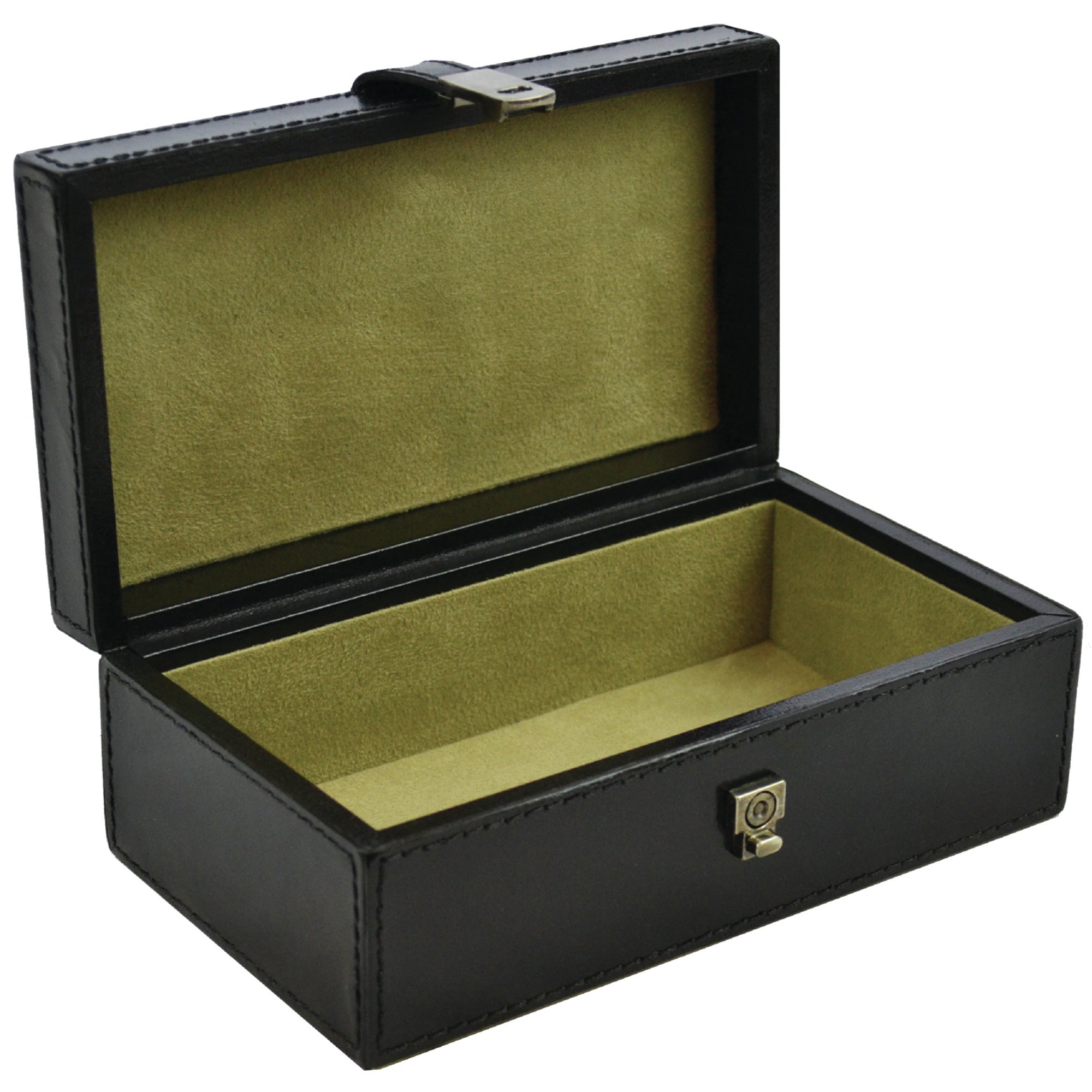 Luxe LARGE Rectangle Leather Trinket Box (Available in 4 Colors)