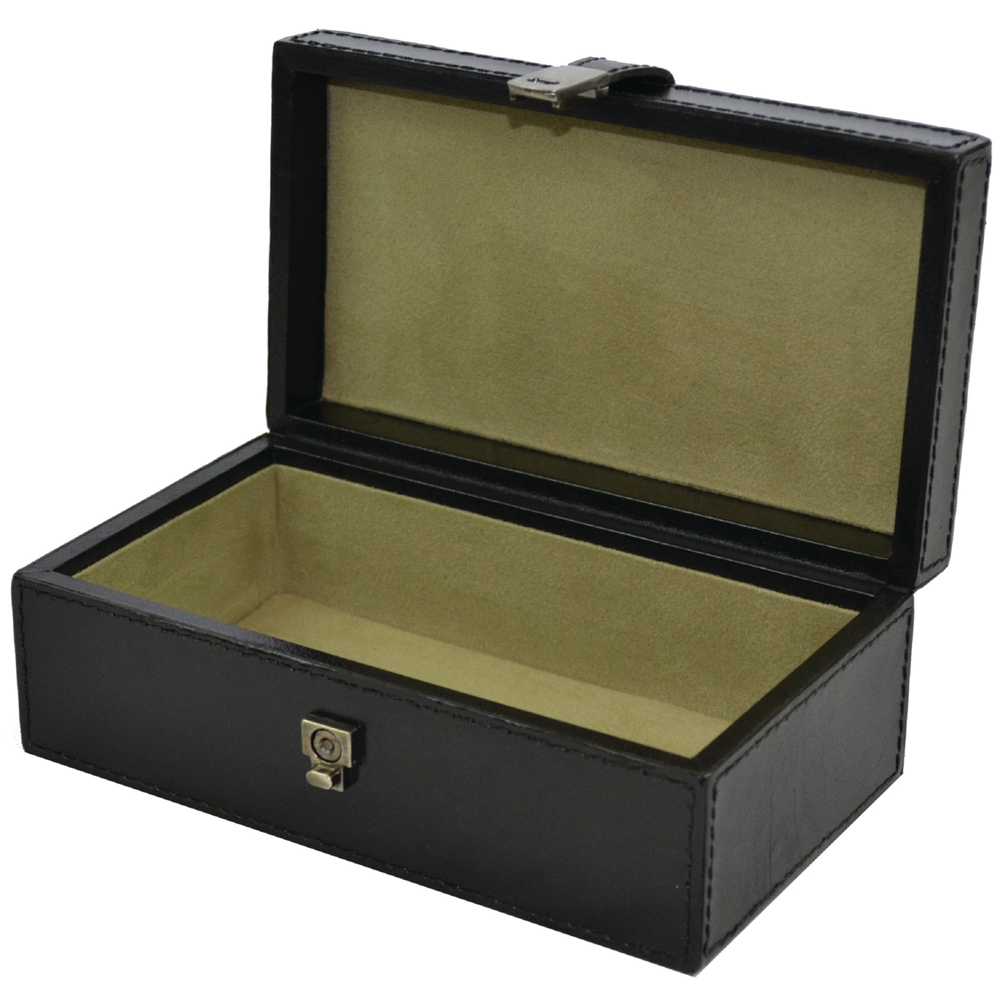 Luxe LARGE Rectangle Leather Trinket Box (Available in 4 Colors)