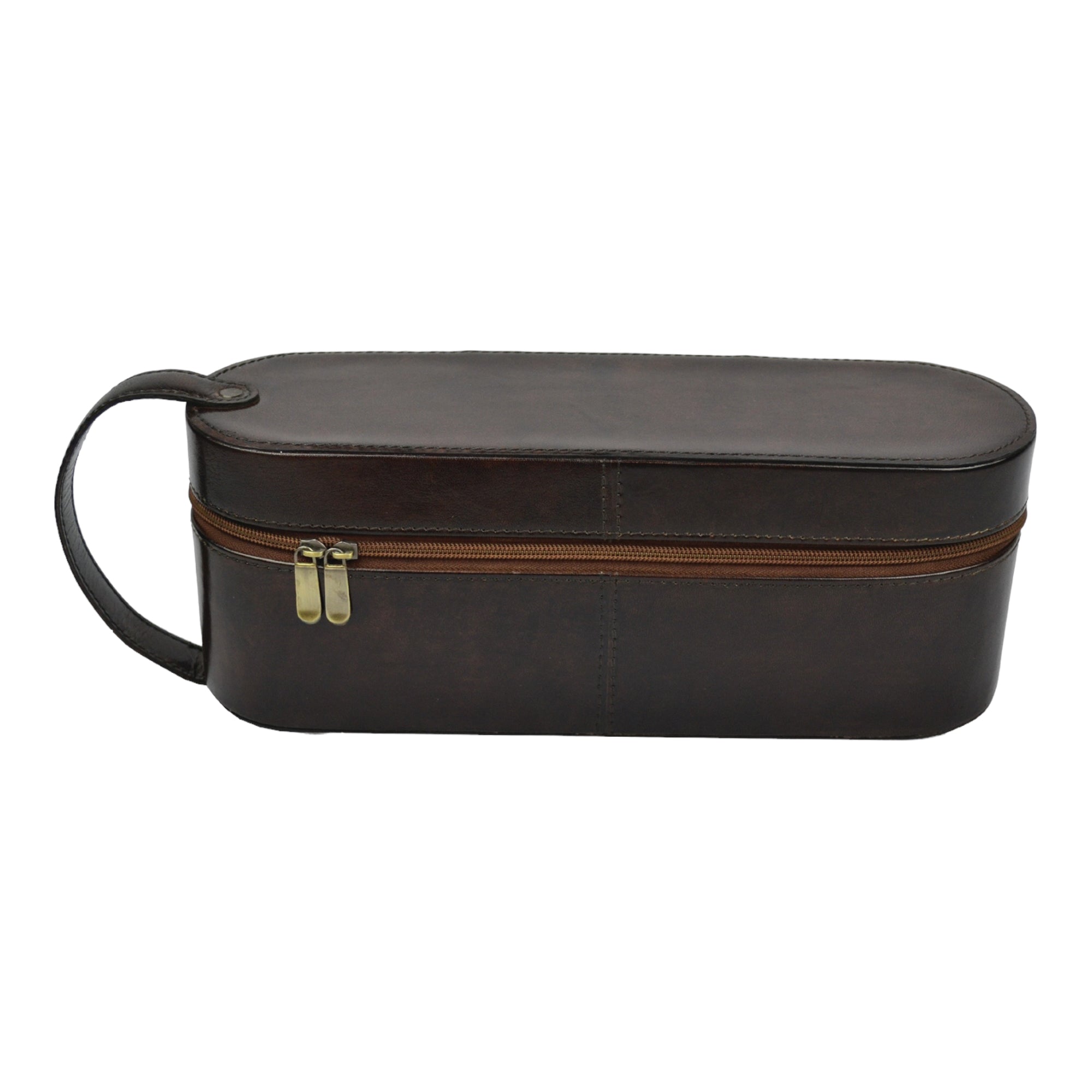 Luxe Leather Single Bed Wine Carrier (3 Colors To Choose)