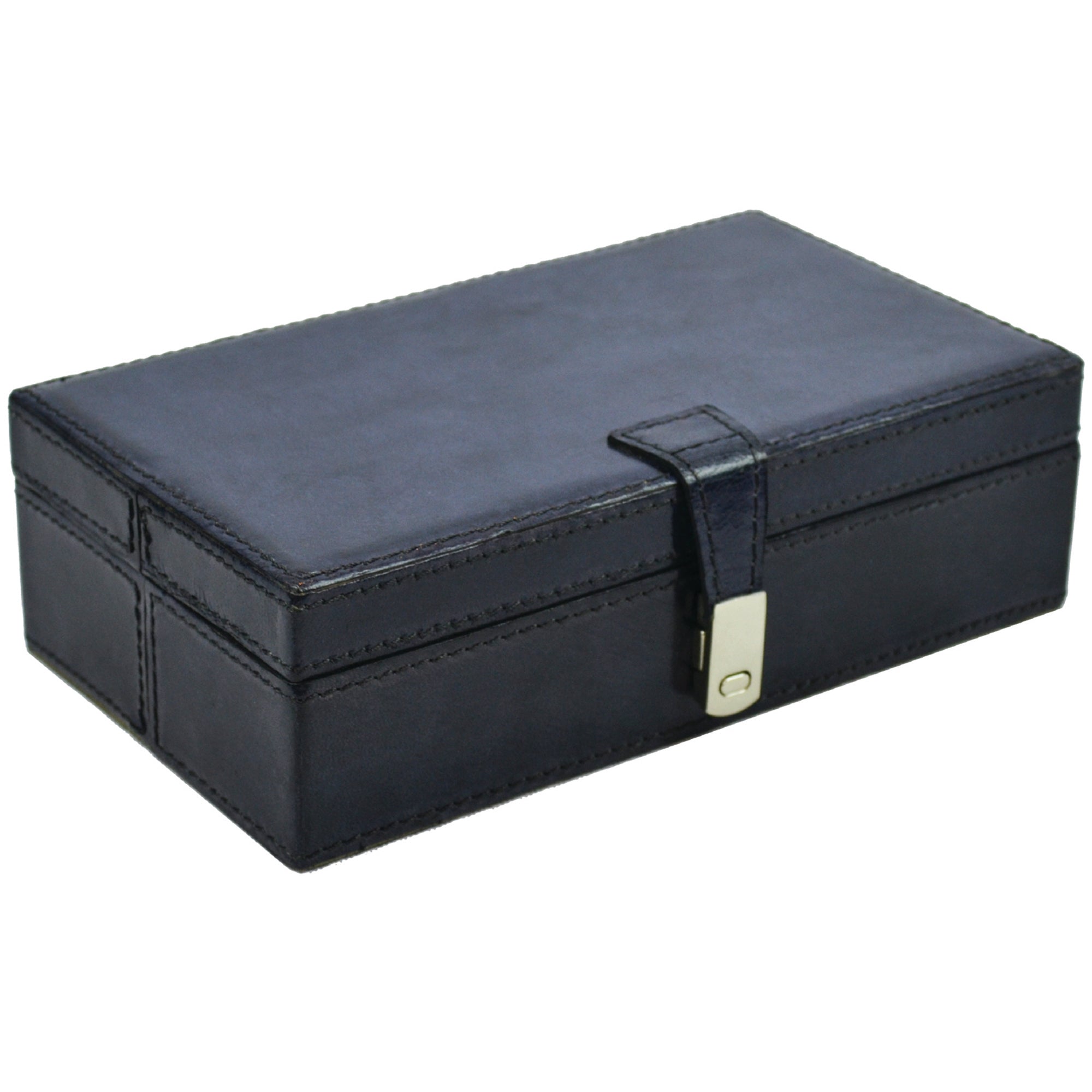 Luxe SMALL Rectangle Leather Trinket Box (Available in 4 Colors)