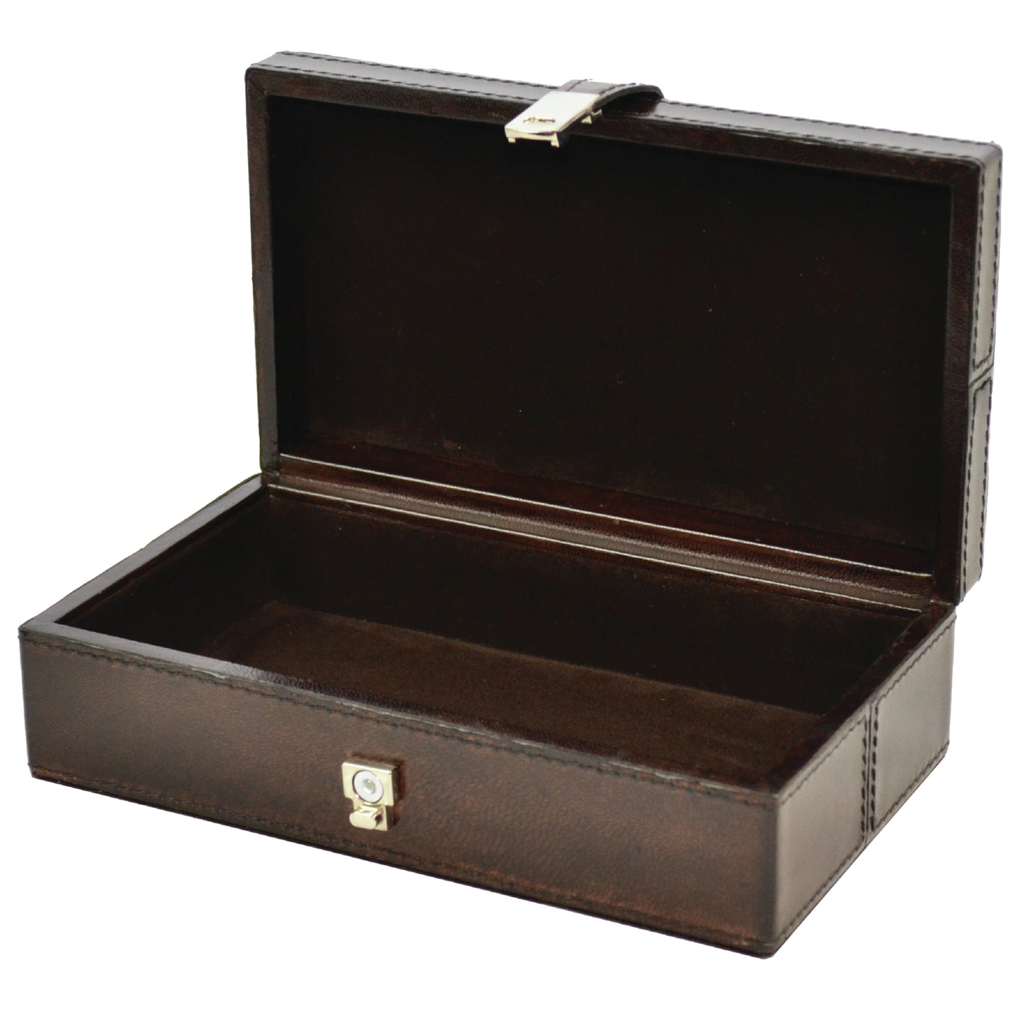 Luxe SMALL Rectangle Leather Trinket Box (Available in 4 Colors)