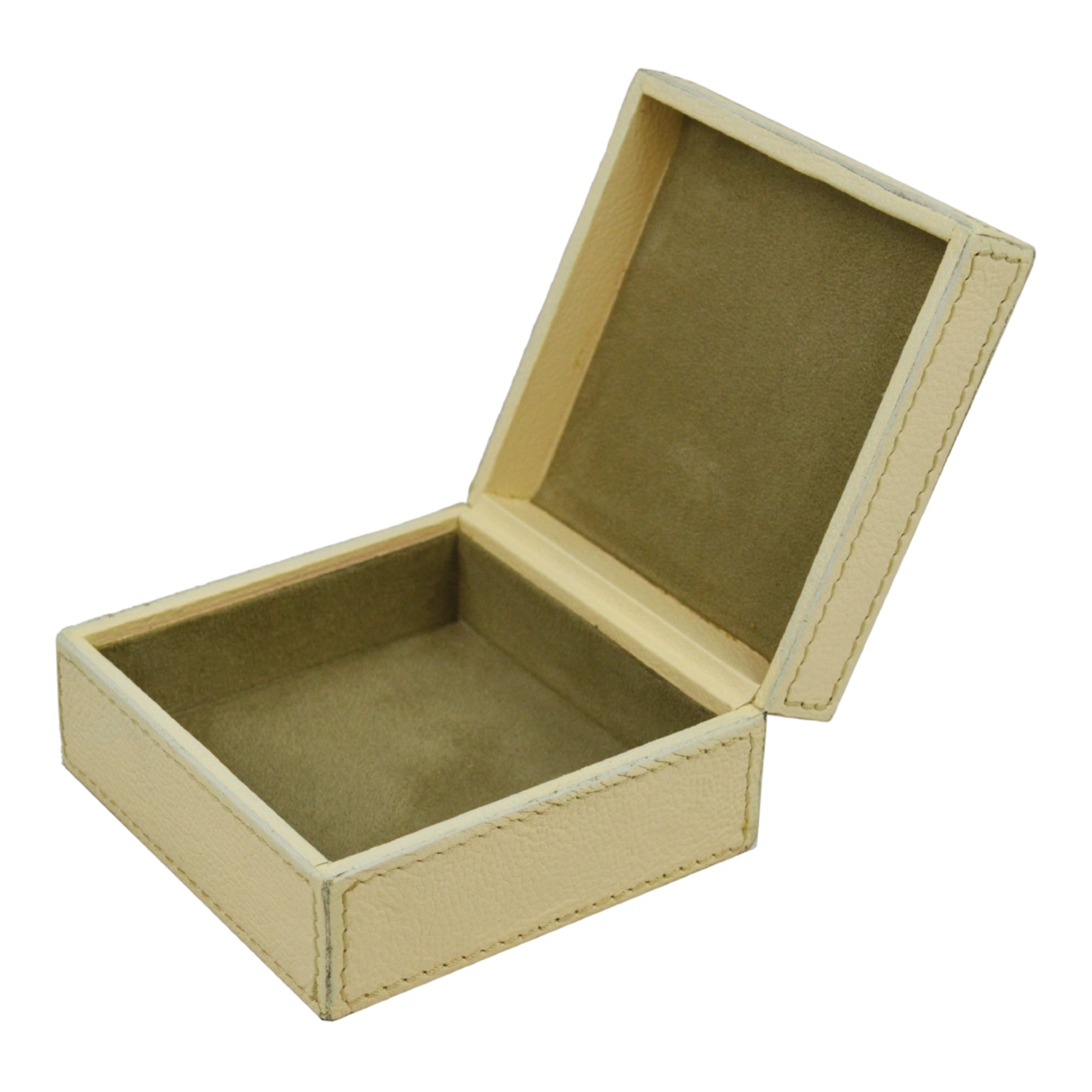 Luxe Square Leather Trinket Box (Available in 4 Colors)