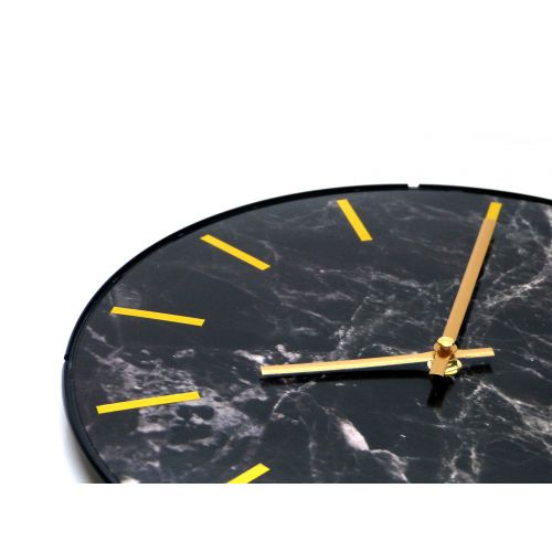 Leni Marble Look Clock 30cm