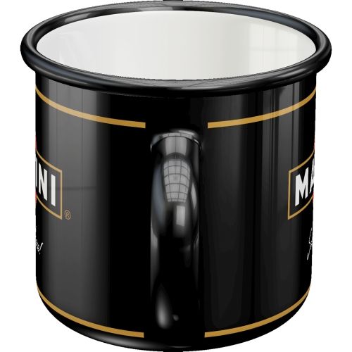 "Martini Served Here" Enamel Coffee Mug