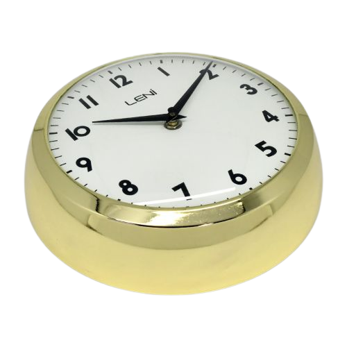 Leni Metal School Wall Clock 23cm