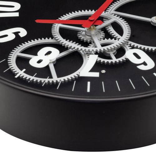 NeXtime Modern Gear Wall Clock 36cms (Available in 2 Colors)