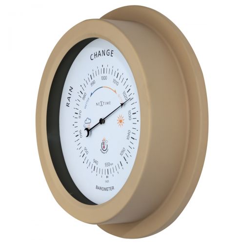 NeXtime Orchid Outdoor Wall Hanging Barometer - 22cm