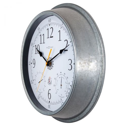 3 in 1 NeXtime Tulip Outdoor Wall Clock