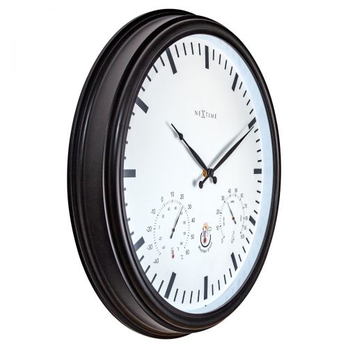 3 in 1 NeXtime Sunflower Outdoor Wall Clock 50.8cms