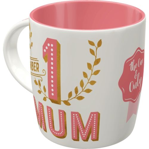 "Number 1 Mum" Ceramic Coffee Mug