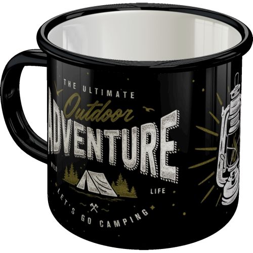 "Outdoor Adventure" Enamel Coffee Mug