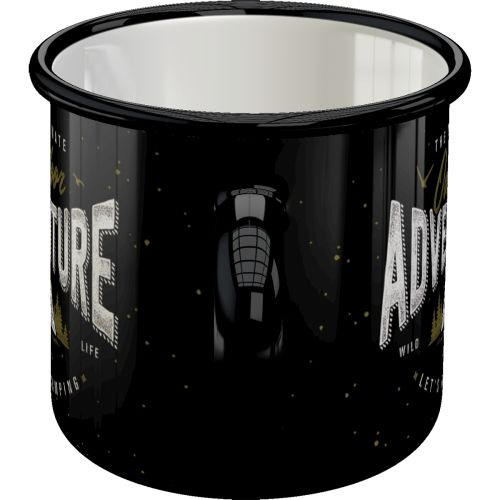 "Outdoor Adventure" Enamel Coffee Mug