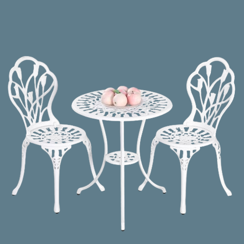 Petite 2 Seater Outdoor Chairs and Table Set (Available in 2 Colors)