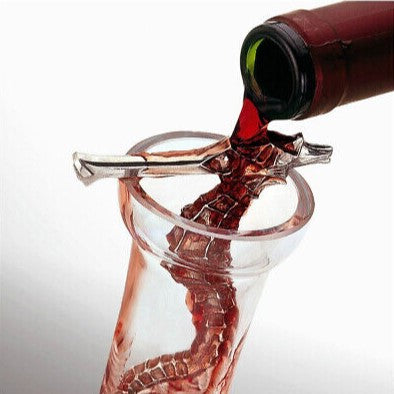 Royal Selangor Vinifera Seahorse Pewter Wine Aerator
