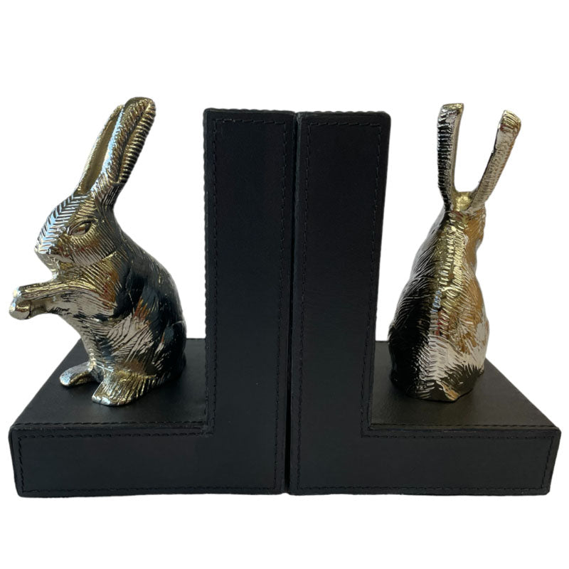 Rabbit Statue Bookends Set Of 2 (Available In 3 Colors)