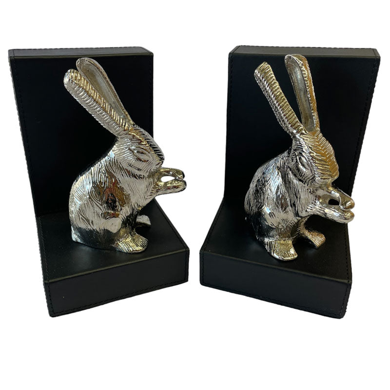 Rabbit Statue Bookends Set Of 2 (Available In 3 Colors)