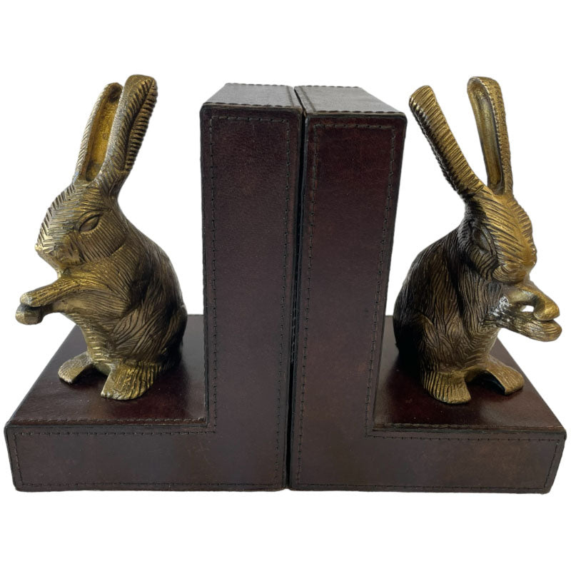 Rabbit Statue Bookends Set Of 2 (Available In 3 Colors)