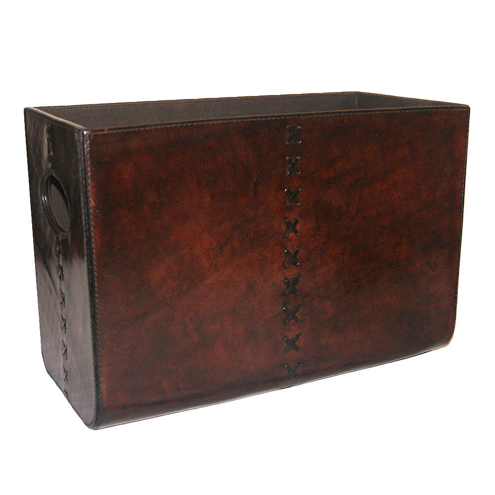 Rectangle Multi Purpose Leather Basket (Available in 2 Colors)