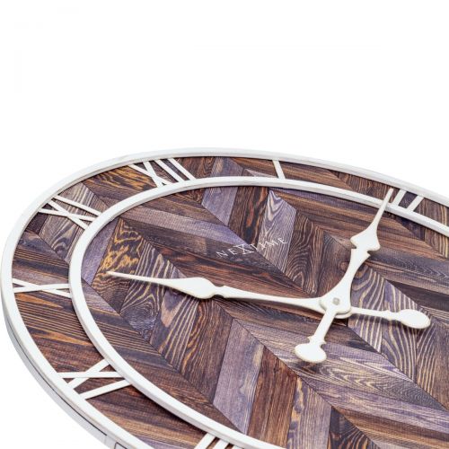 NeXtime Roman Wooden Wall Clock (Available in 2 Colors)