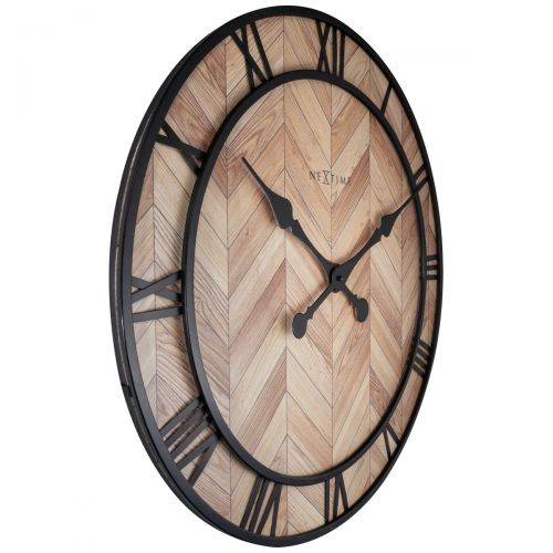 NeXtime Roman Wooden Wall Clock (Available in 2 Colors)
