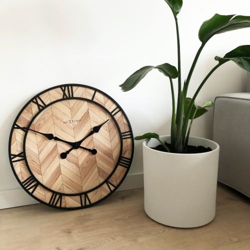 NeXtime Roman Wooden Wall Clock (Available in 2 Colors)