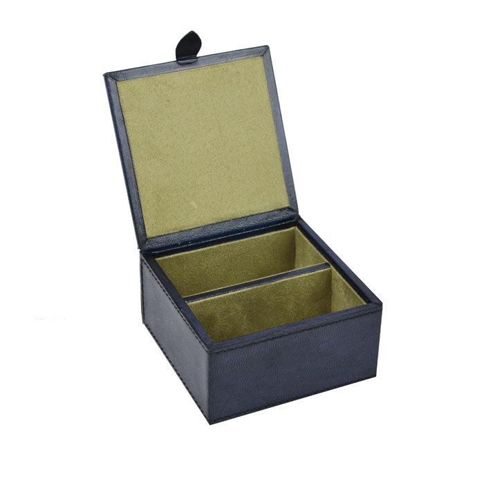 Square Leather Travel Jewelry Box (5 Colors to Choose)