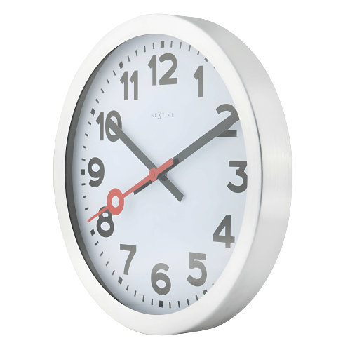 2 in 1 NeXtime Station Number Wall / Table Clock 19cm (Available in 2 Colors)