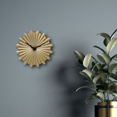 NeXtime Sunny Gold Wall Clock 40cm