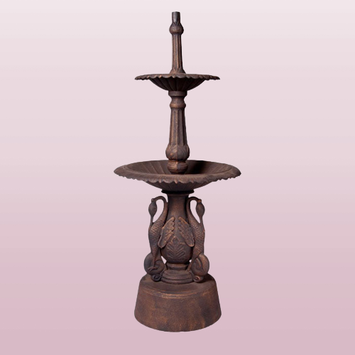 Tranquil Ibis Cast Iron Fountain (Available In 2 Colors)