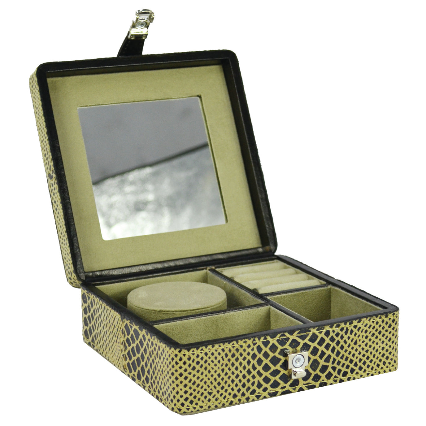 Travel Leather Jewelry Box