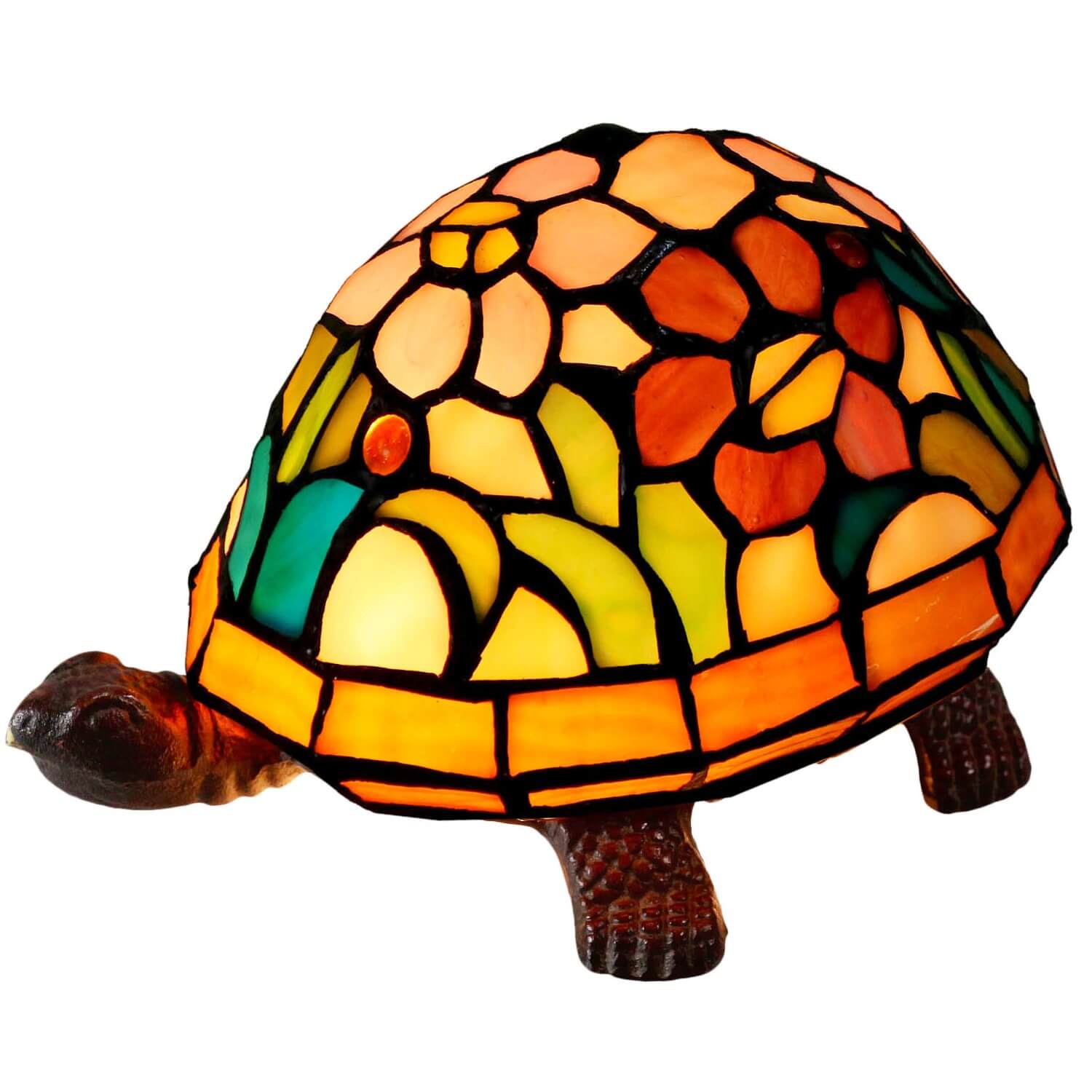 Turtle Tiffany Shade Table Lamp (Available in 2 Colors)