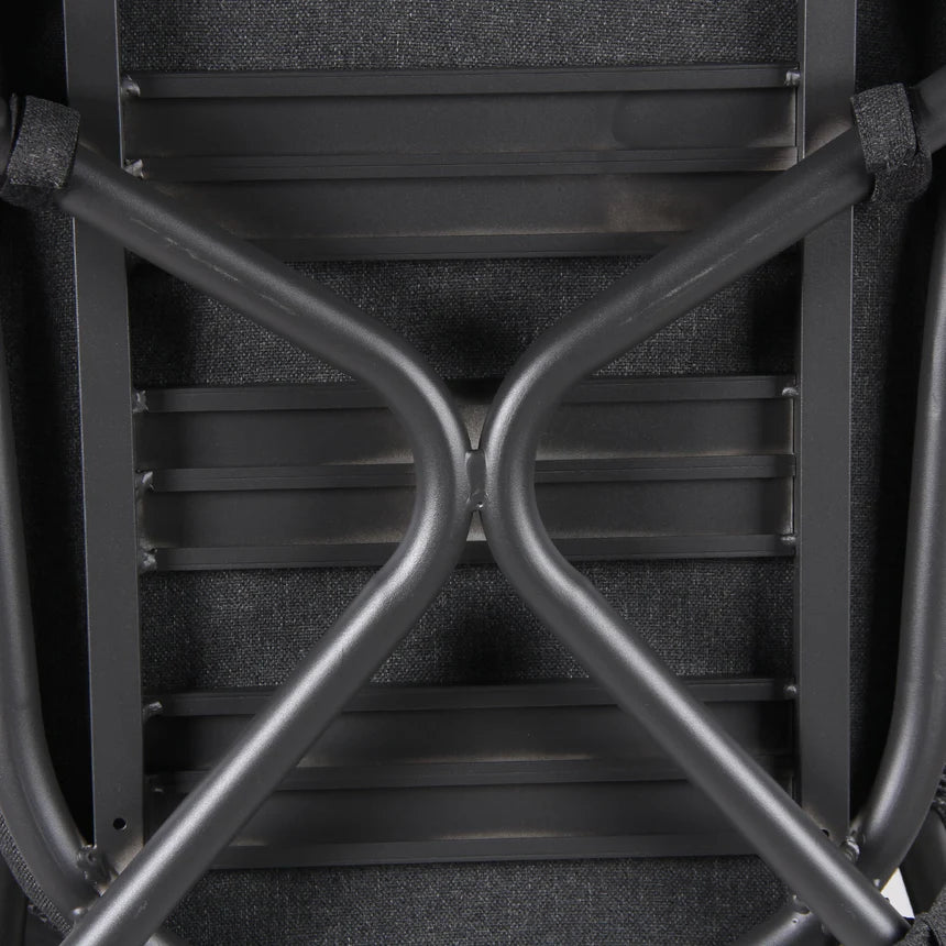 Haven Outdoor Charcoal Grey Dining Chairs - Set of 2