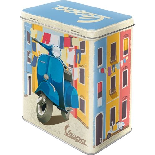 Vespa - Italian Laundry Storage Tin Box