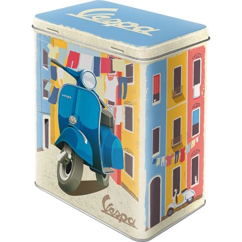 Vespa - Italian Laundry Storage Tin Box