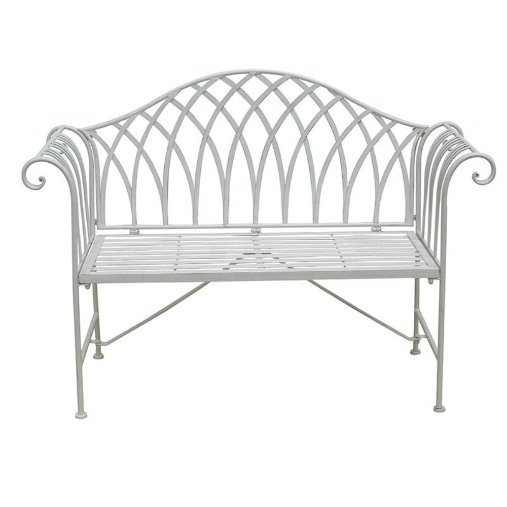 Vintage Charm 2 Seater Outdoor Bench