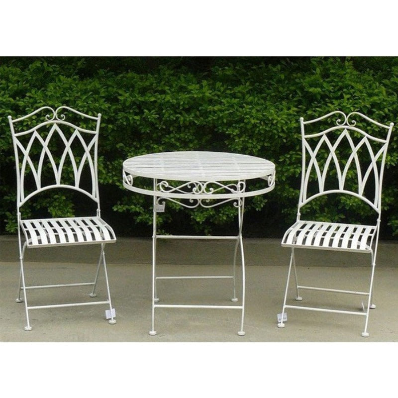 Vintage Charm 2 Seater Outdoor Table Set