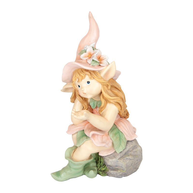 Vivid Singing Fairy Statue