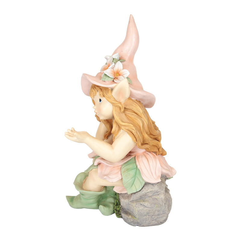 Vivid Singing Fairy Statue