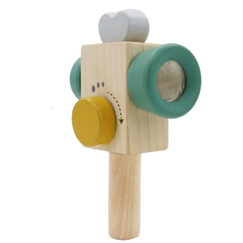 Wooden Video Recorder Prism Blue