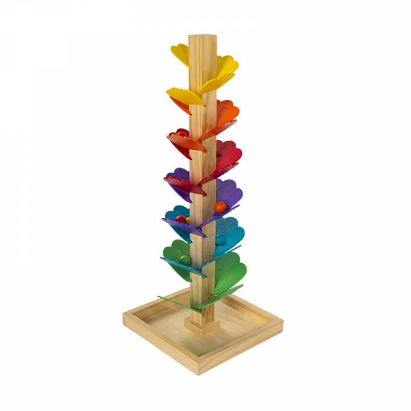 Marble Tree Run 75cm High With Wooden Base