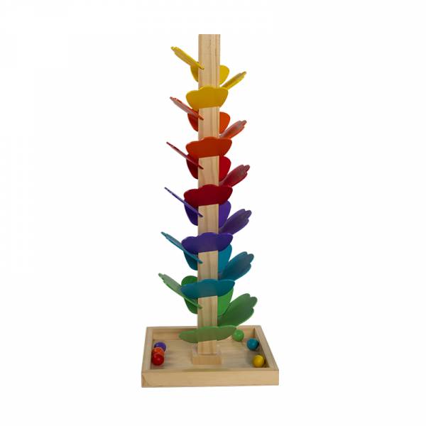 Marble Tree Run 75cm High With Wooden Base