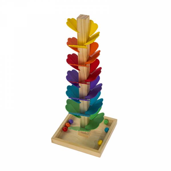 Marble Tree Run 75cm High With Wooden Base