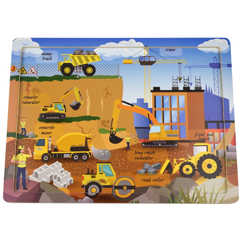 24 Pcs Construction Site Jigsaw Puzzle