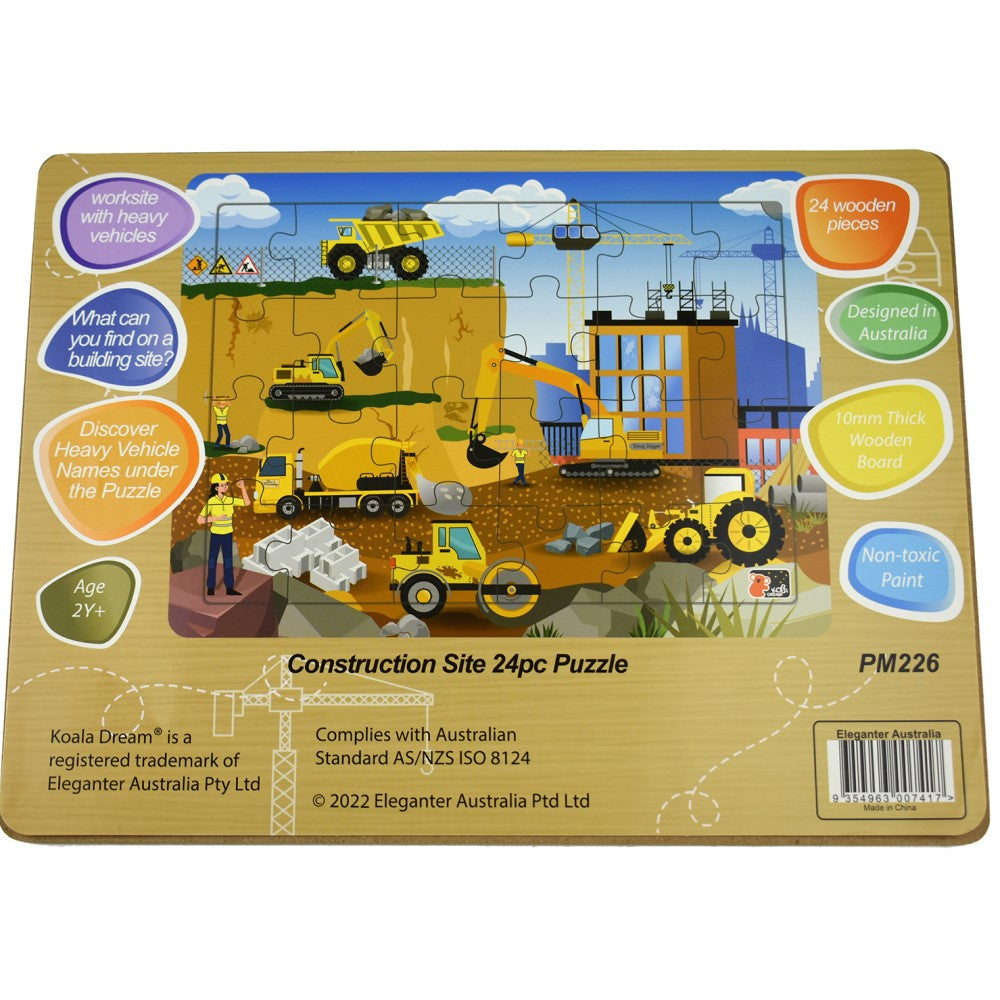 24 Pcs Construction Site Jigsaw Puzzle