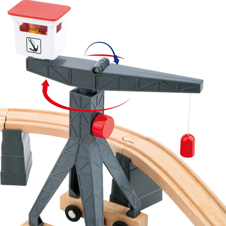 35 Pcs Construction Yard Kids Train Set