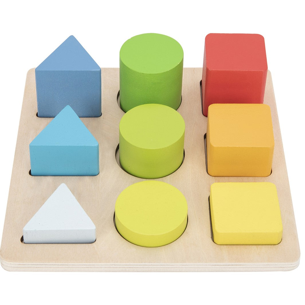 Toddlers Wooden Color & Shape Sorter Puzzle