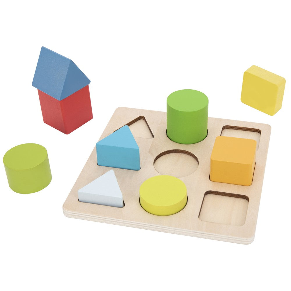 Toddlers Wooden Color & Shape Sorter Puzzle