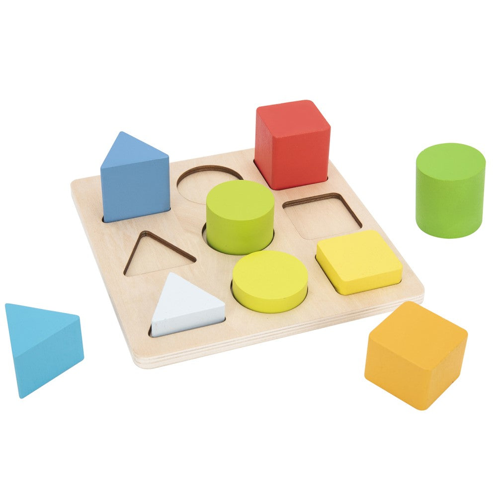 Toddlers Wooden Color & Shape Sorter Puzzle
