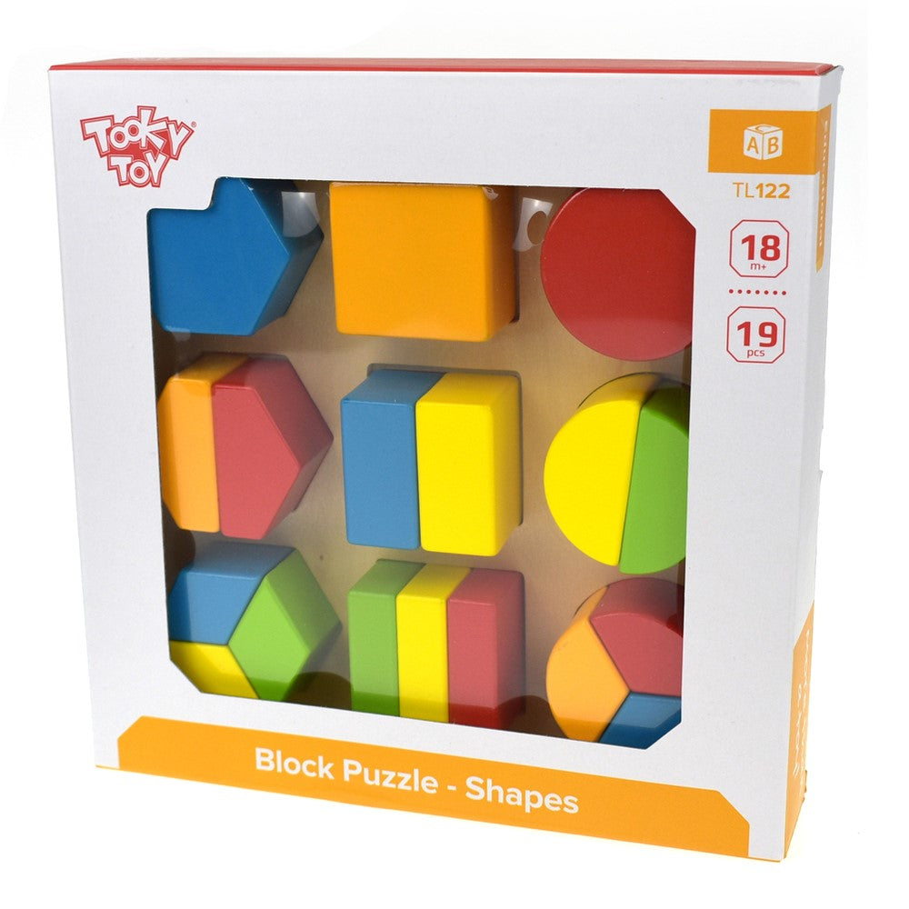 Toddlers Wooden Shape Sorters Puzzle Game