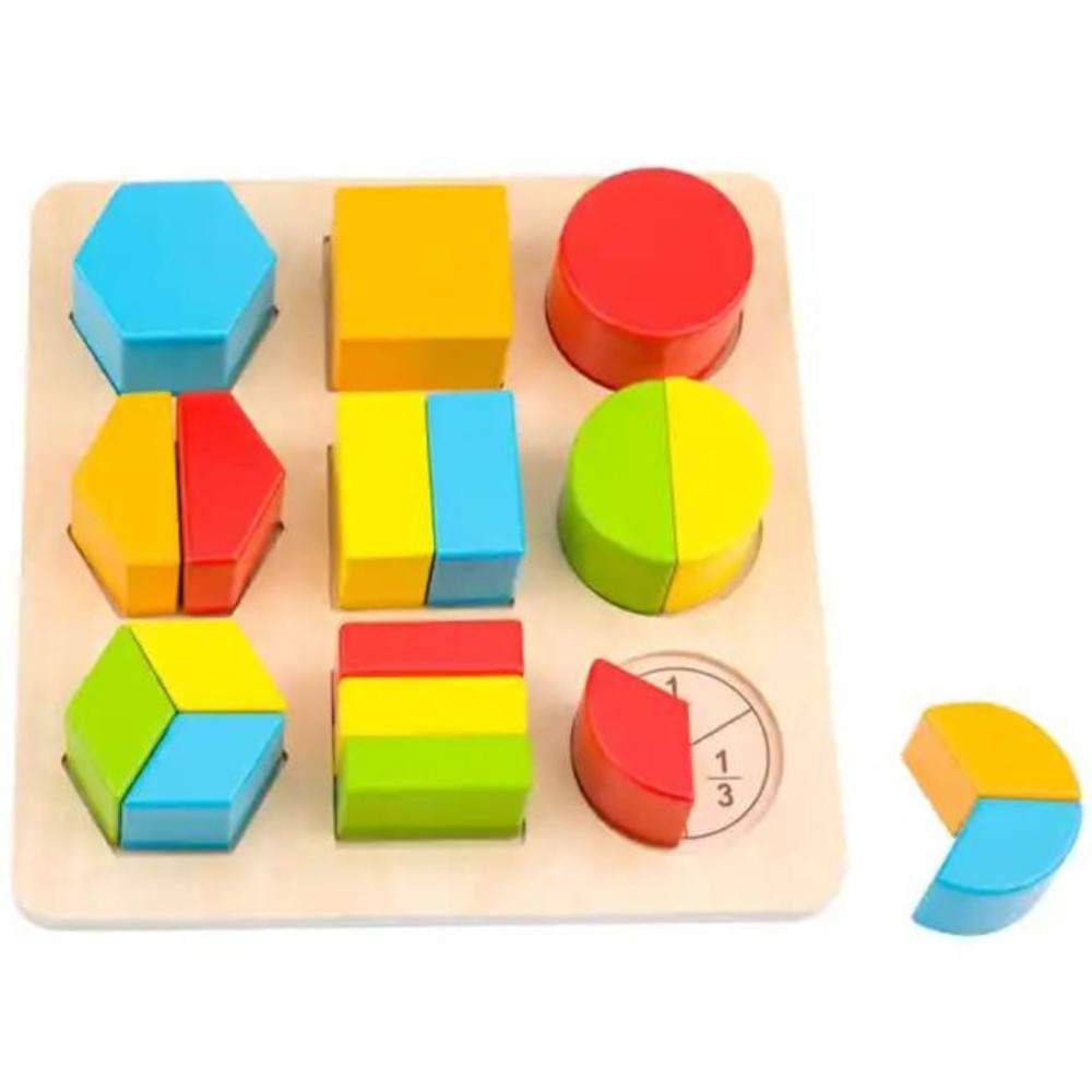 Toddlers Wooden Shape Sorters Puzzle Game